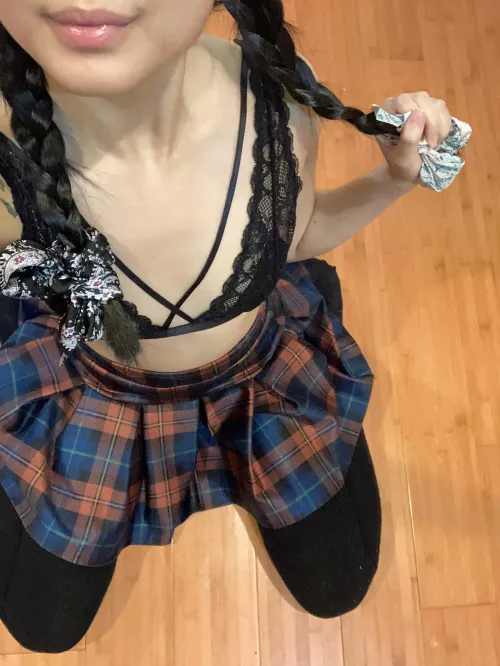 Touch me under my uniform, professor🎀💦 by littleallie99