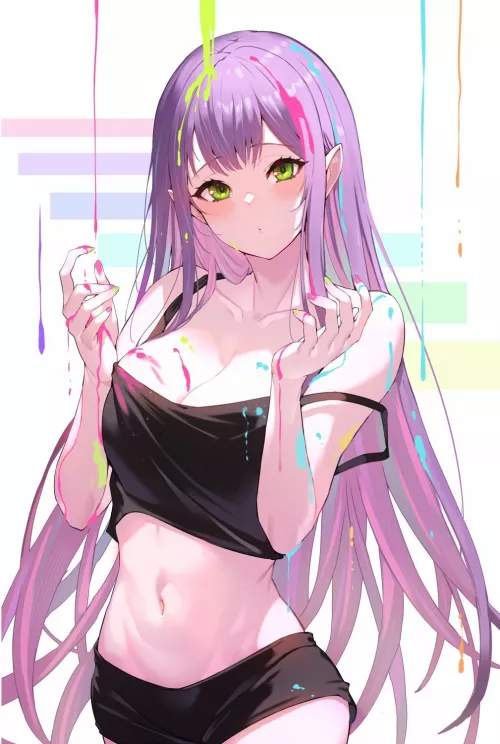 Towa Tokoyami by CheetahSperm18