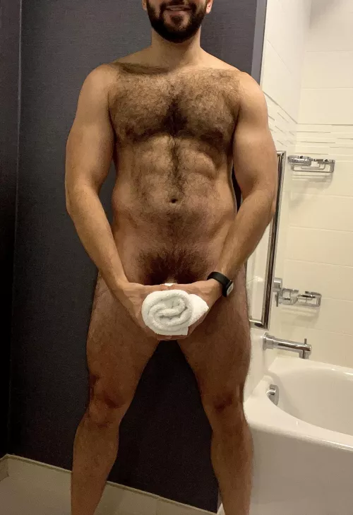 Towel? I Just Warmed It For You by Hairy_beefcake