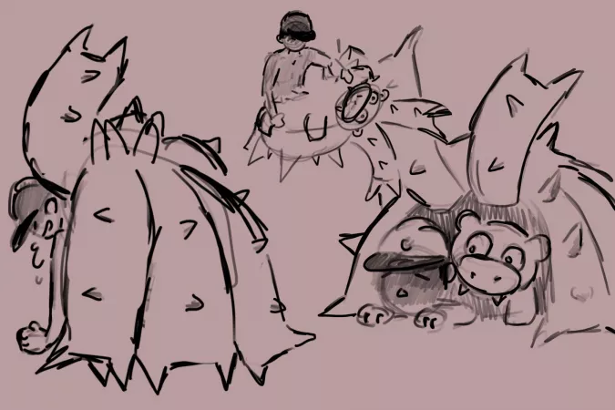 Toxapoke. Art by me by NeroNeko9