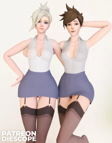 Tracer and Mercy (DieScope) by DieScope