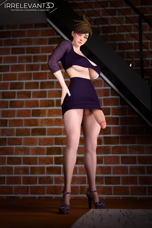 Tracer, (irrelevant3d) [Overwatch] by seequiNz