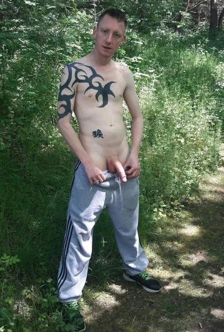 “Trackies down , cock out” … by neilfromsydney2003