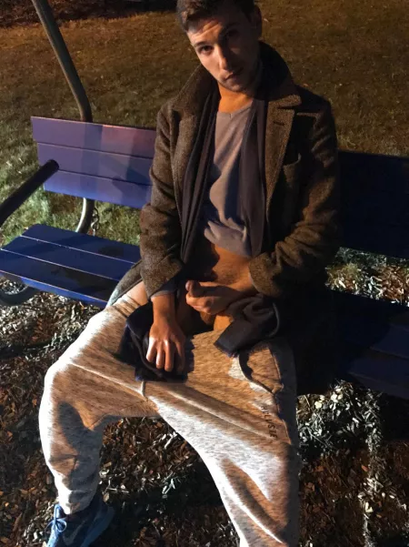 “Trackies down , cock out” … by neilfromsydney2003