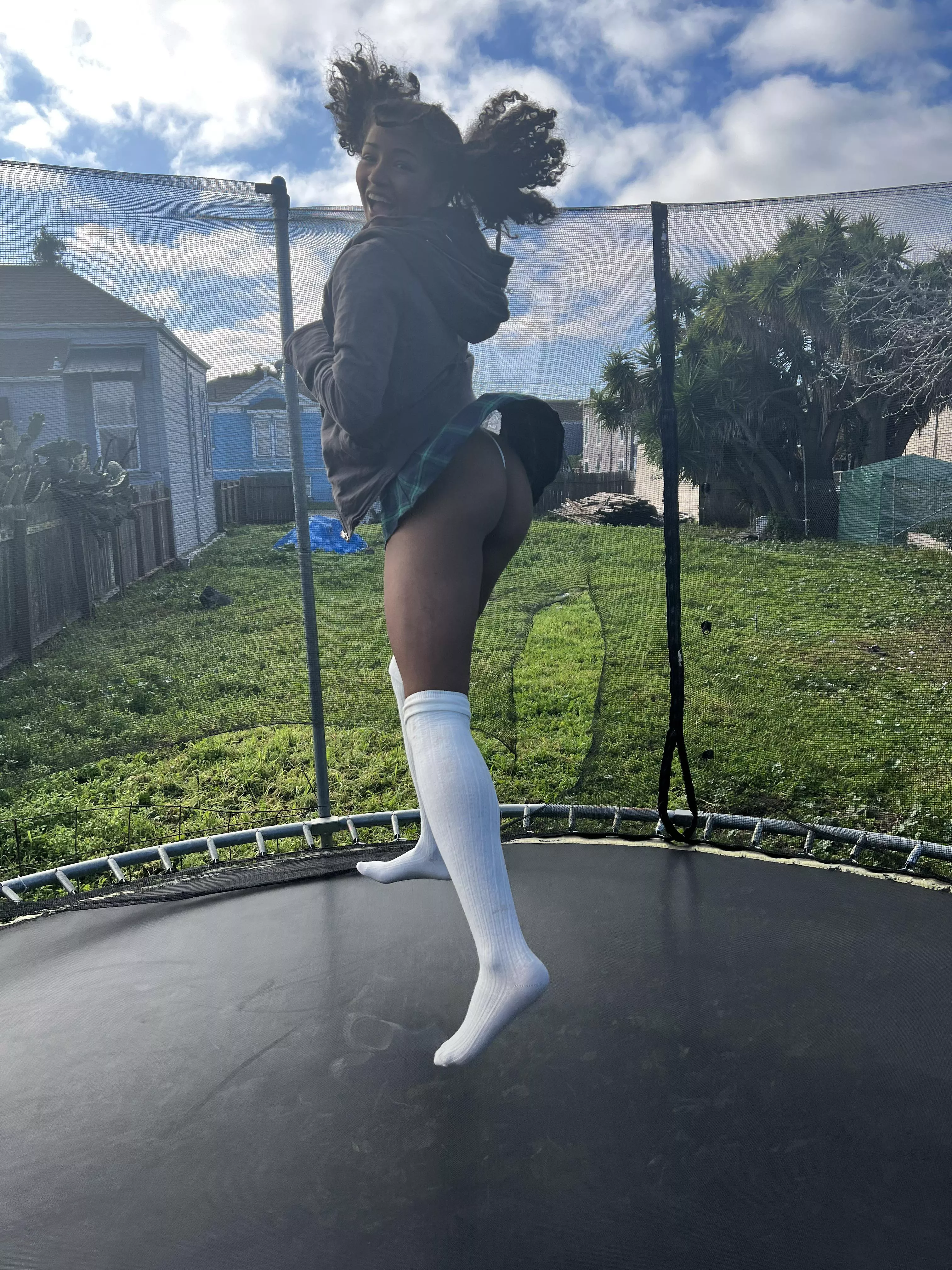 Trampoline is for ultimate silly vibes posted by lexlovescock