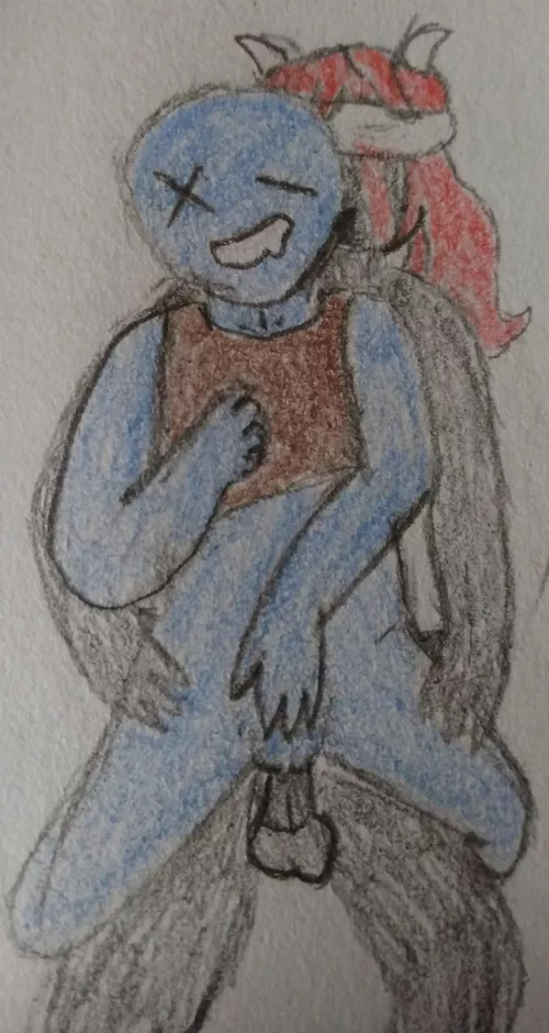 Transfem Lilith x Transmasc Blue Baby because why not? by that-pointless-life