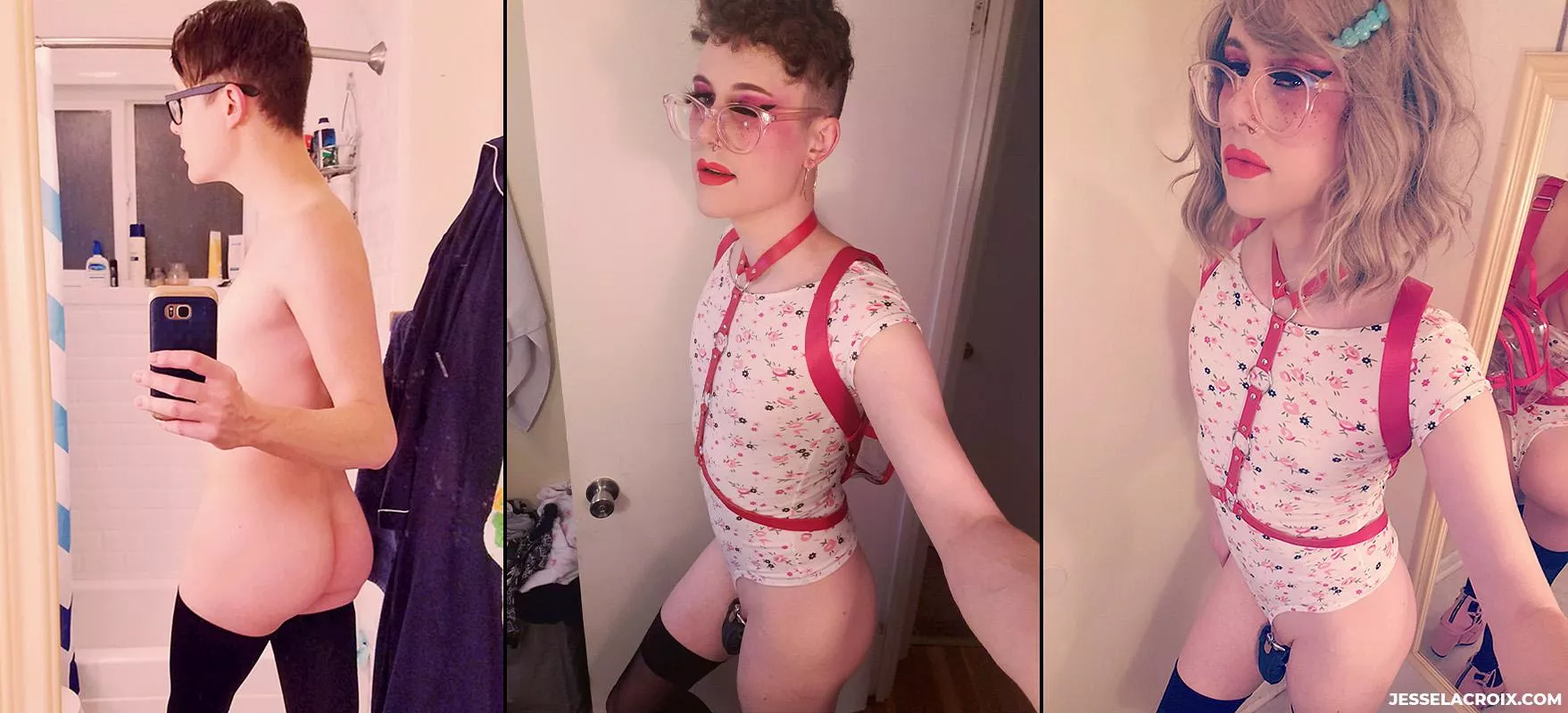 Transforming myself from a shy femboy student to the blowup doll for the party posted by JesseLaCroixxx