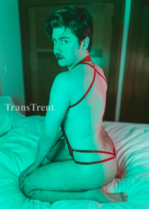 TransMan in Lingerie by TransTrent