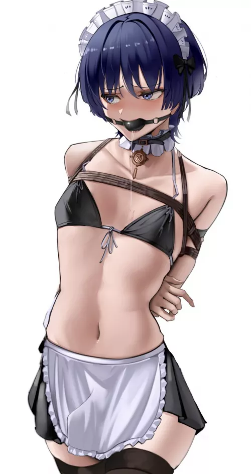 Trap maid by pure-cancer-uwu