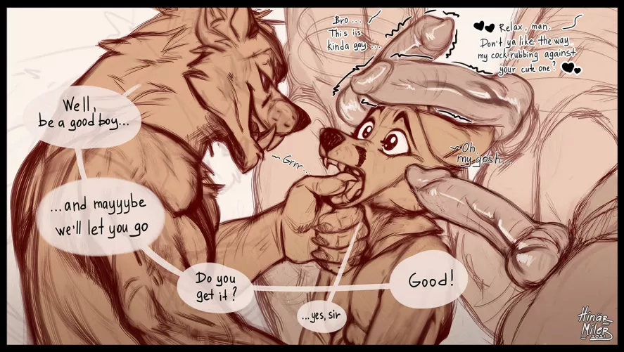 Trapped by the Werewolves (HinarMiler) by TangentYoshi