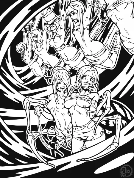 Trapped in the Web by spiderbutt_