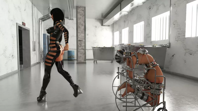 Trapped in Wheelchair by CyberCpt