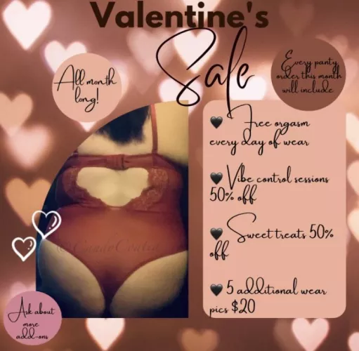 🍭 Treat yourself to some Candy this V-day 🤤 Verified 5 Star Seller [selling] 🍭 2-day panties starting at $40, 🍬 gummies/pops $5, 💦 vials starting at $40, and more on my menu! by CandyCoated20212