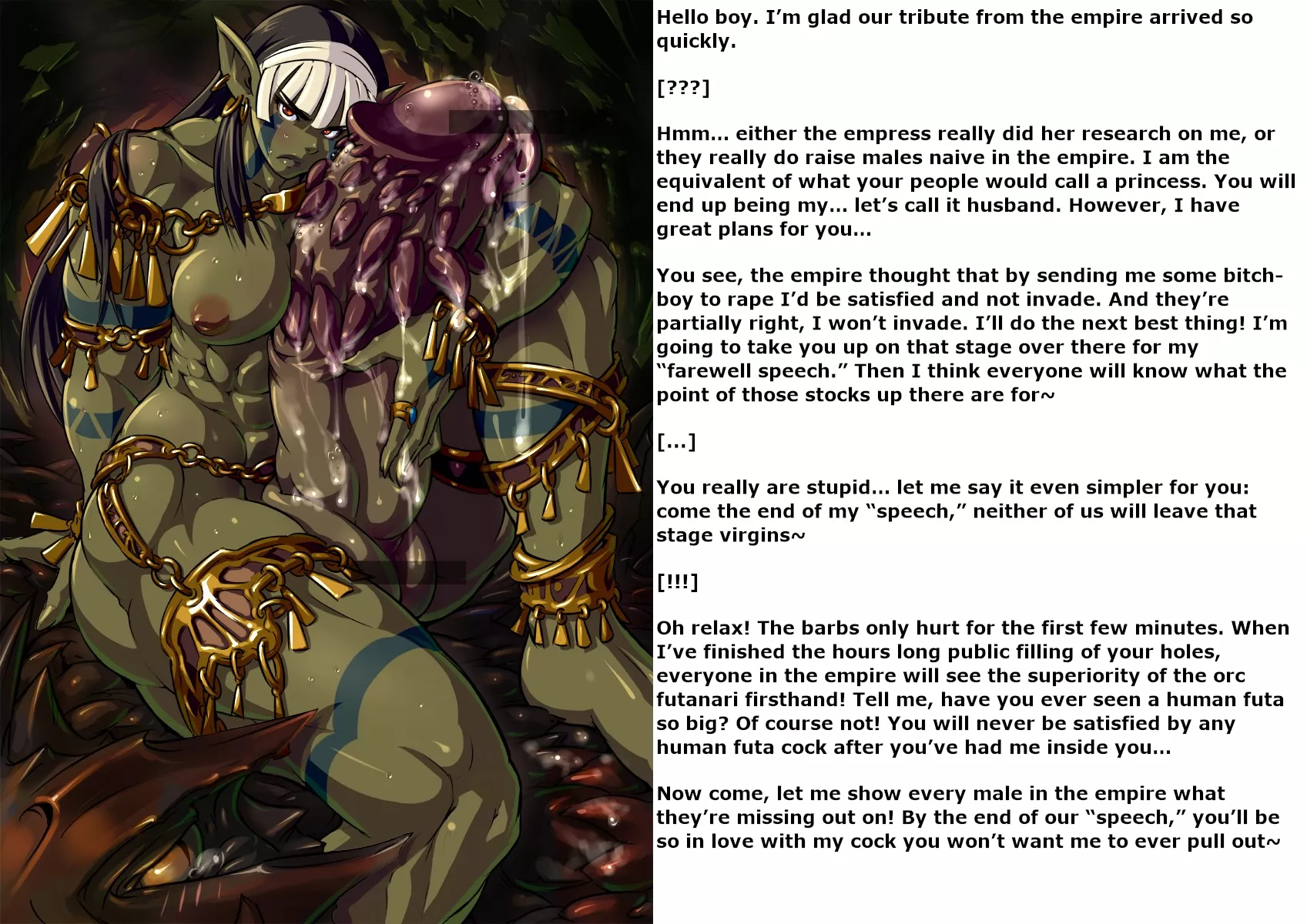 Tribute [rough] [orc] [art by mikoyan] posted by r4pewistle