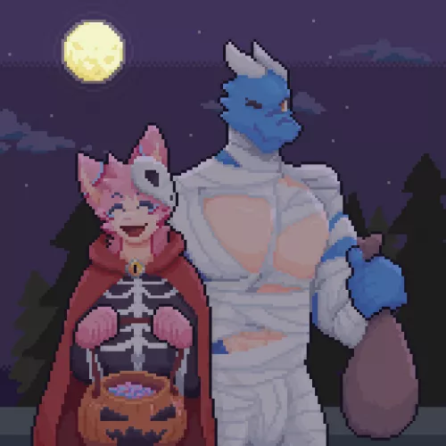 Trick or Treat!! (by me - twitter: @hayzhelnut) by Hayzhel
