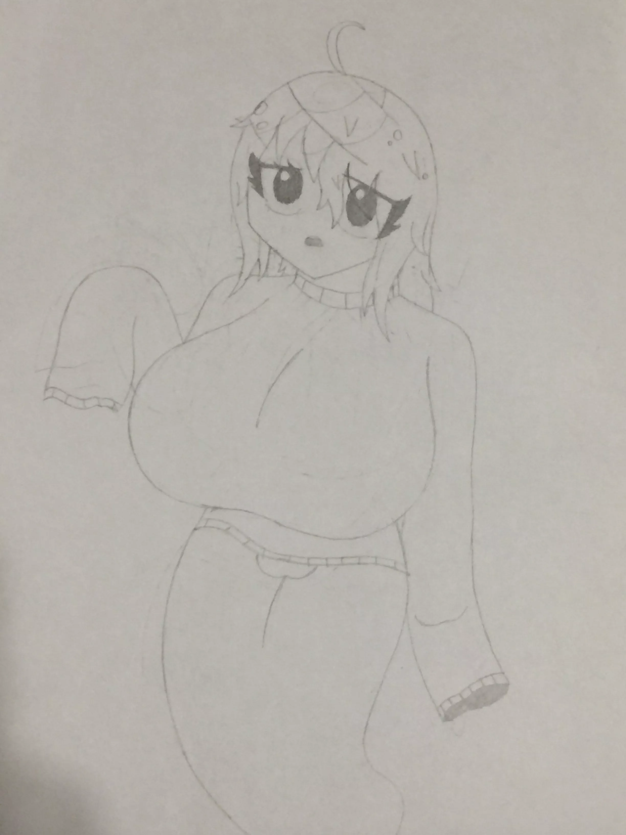 Tried something different with my photo taking on this more unique drawing for Tainted Lost. I'm sorry if the image is a little blurry and stuff. posted by FilteredTea