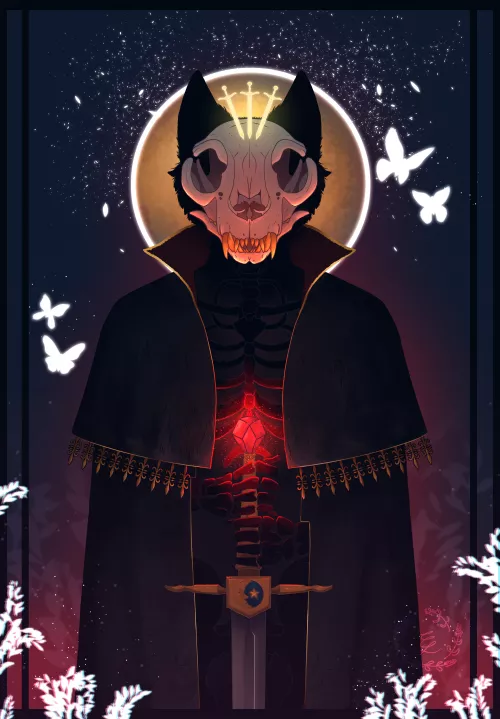 Tried something new a while ago! I don't usually work so much with lineart by Lavandouce