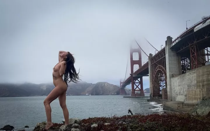 Tried to go to Marshall’s, it was high tide and cold. Got naked anyways by Desertnymphh