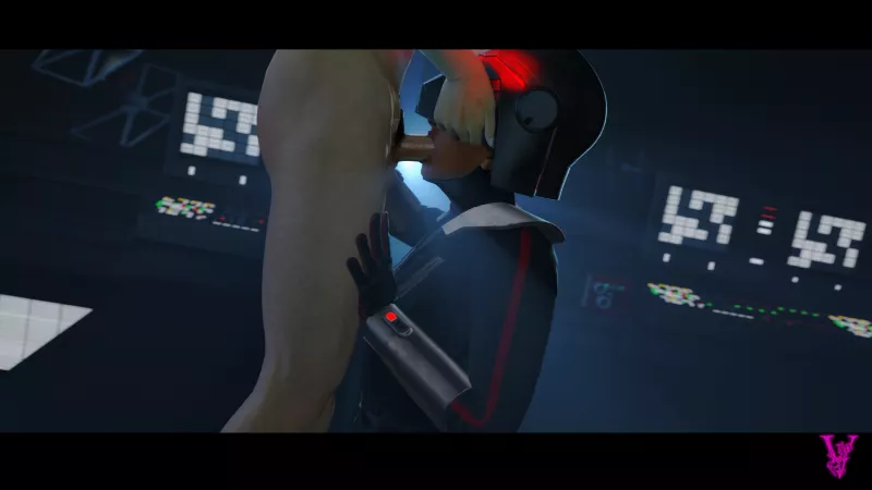 Trilla face-fuck (Violetta) by Kuro-Oji