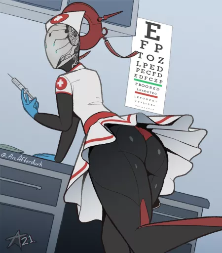 [Trinity] Commission - Nurse Trin (OC) by el_arc