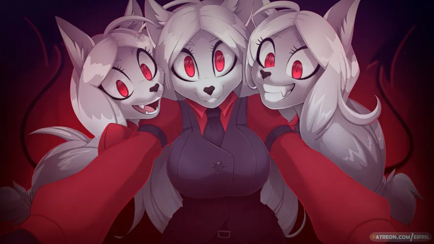 Trio Cerberus (art by eipril) by courier5995