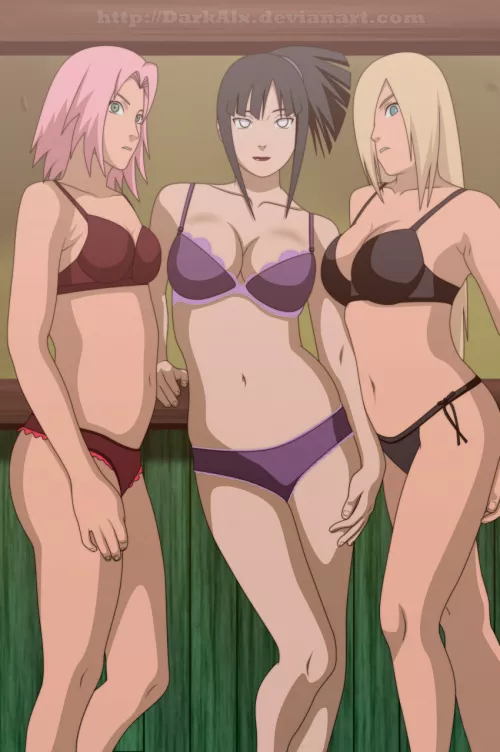 Triple the Kunoichi, triple the fun by moiXXjo