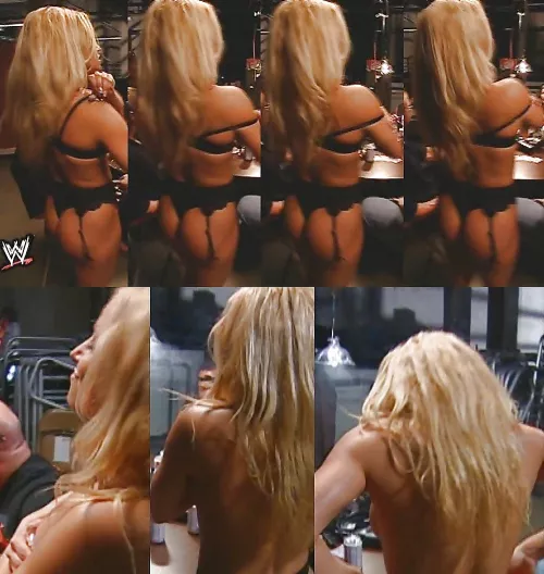 Trish Stratus losing at strip poker by starlord78