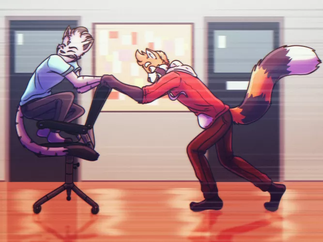 Trouble makers! (art by me @SolarJay_ on twitter) by JayZoneArts