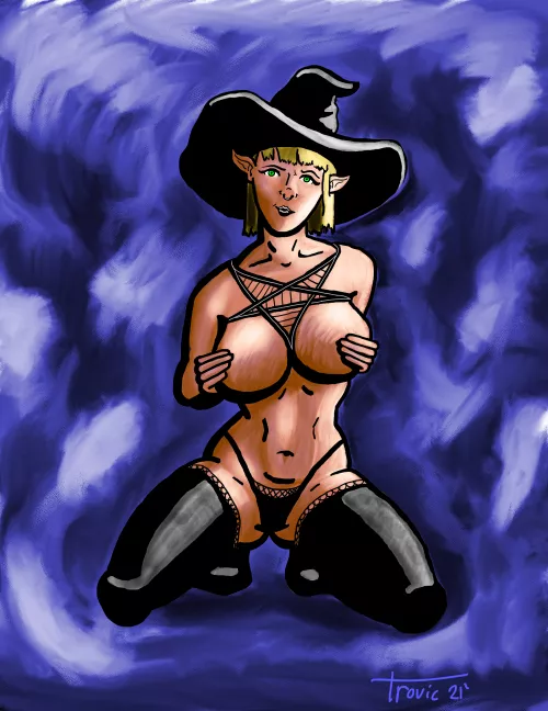 Trovic's Shoe Box, Elf Witch, Digital, 2021 by trovics_shoe_box