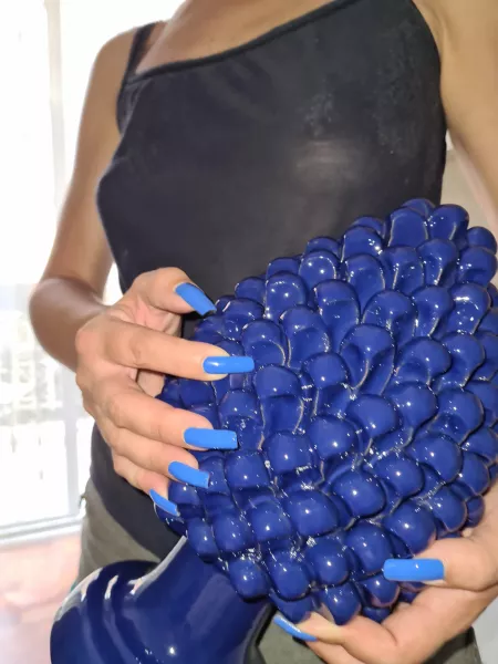 True blue on my fetish by federicaln