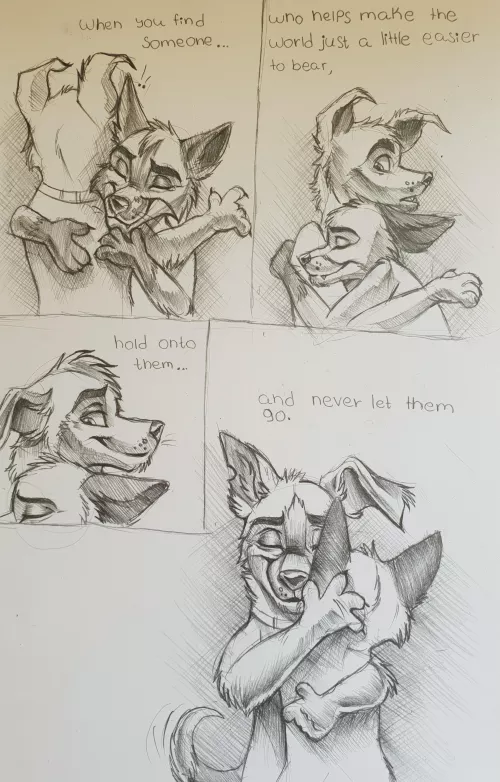 True friendship. By me by wingedWolf333333333