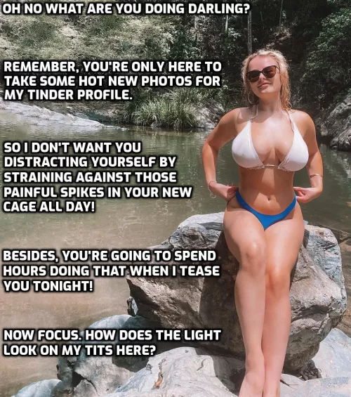 Try not to distract yourself. by nubsimp