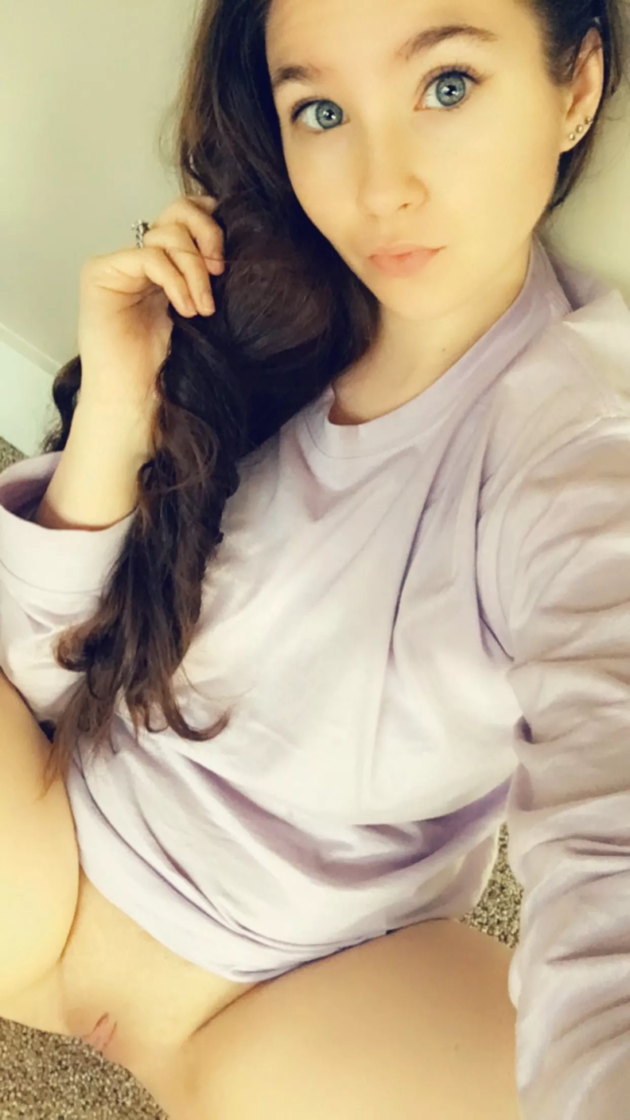 Try to maintain eye contact. posted by Harleysgoodies03