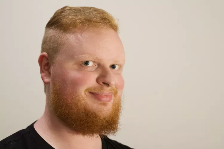 Trying my hand at self portraiture with my camera. It’s hard! But I thought I looked decent in this one. by pianoplayer44