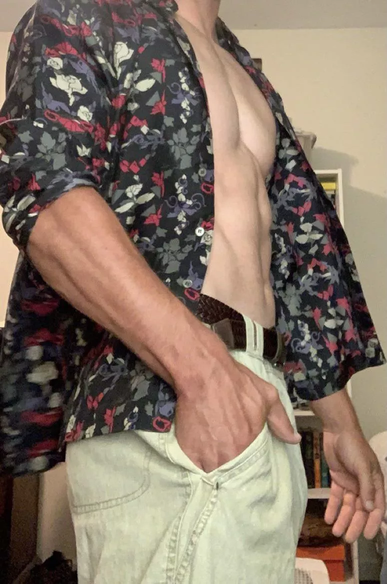 trying on a new shirt for a wedding posted by mar1ha