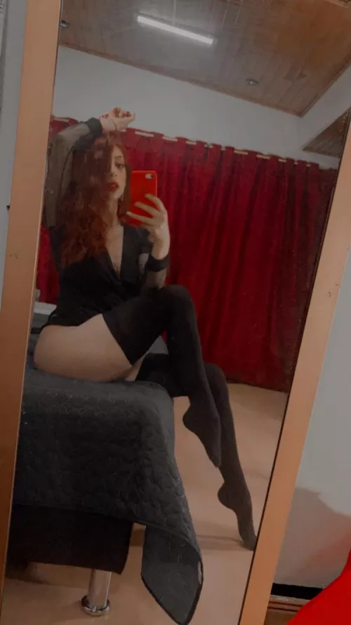 Trying on an outfit for tonight’s date by juliettecrimson