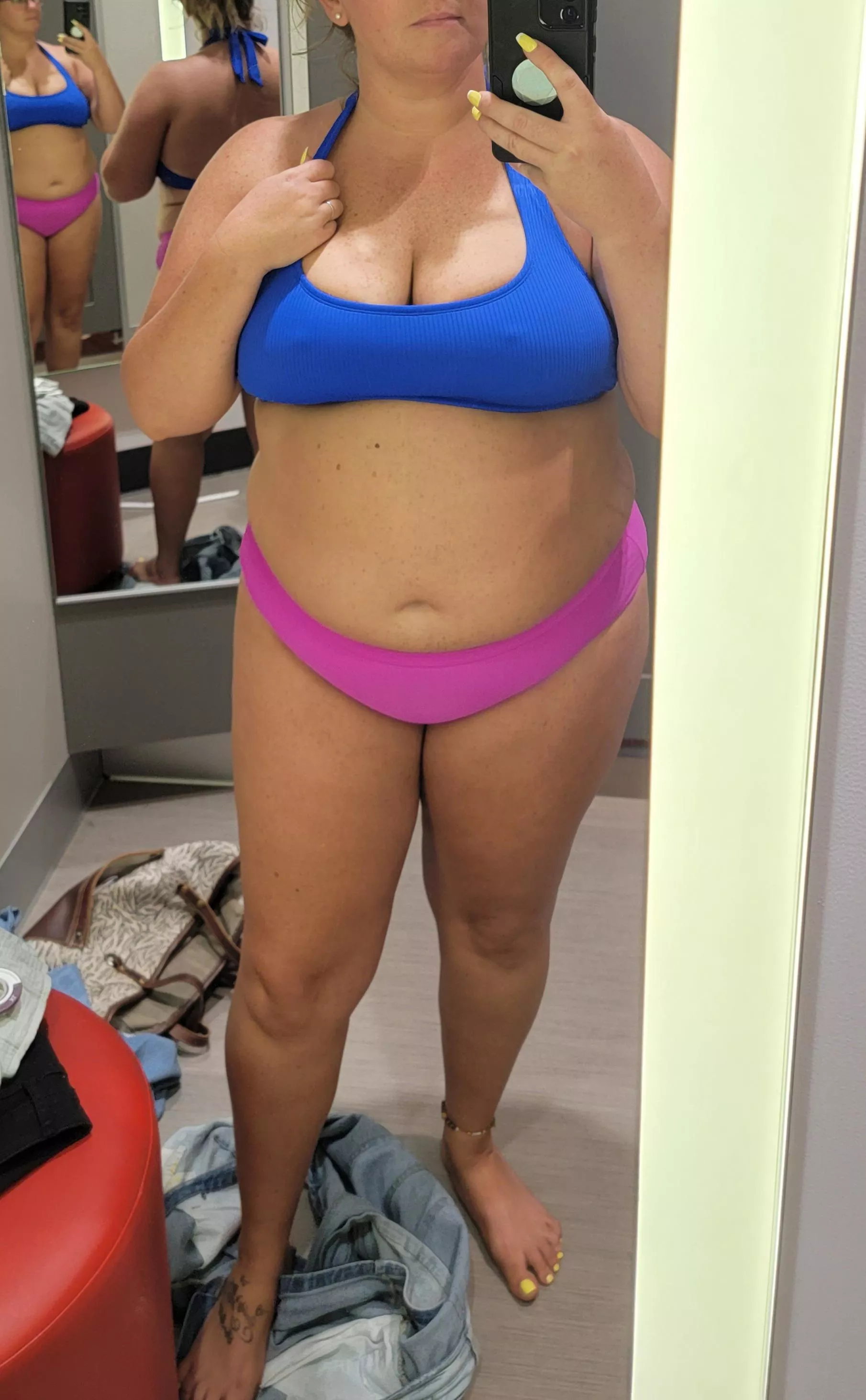 Trying to find a bathing suit for our trip to Florida💙🏝💕 posted by YardLazy9547