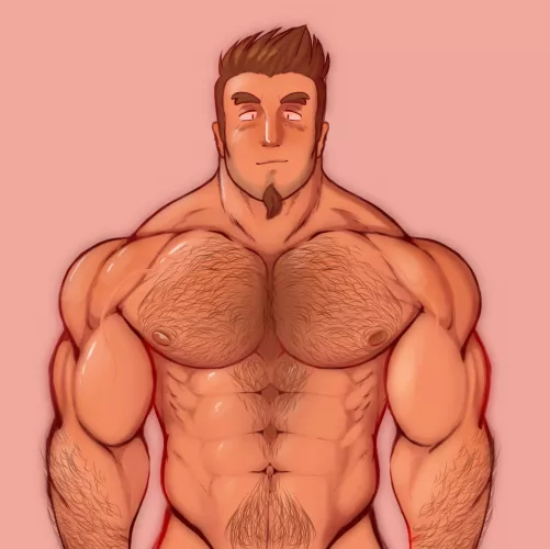 trying to improve my bara style, i hated the color but loving the shape of the face. criticism is always welcome by PBLNsfw