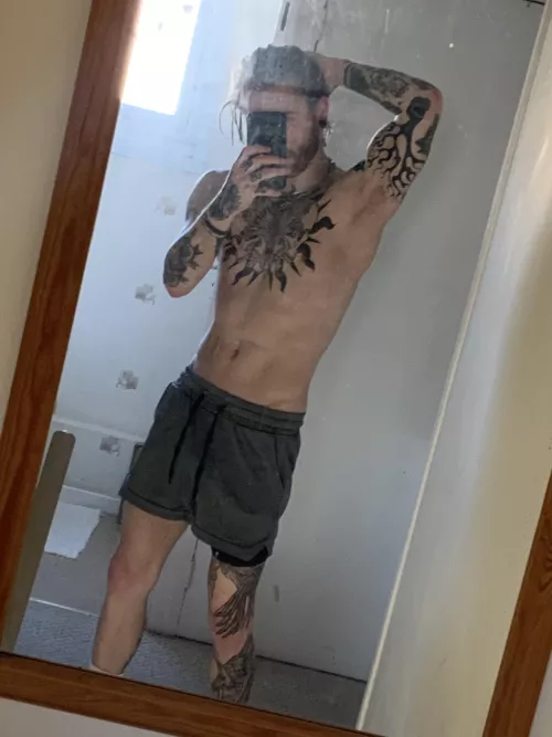 trying to stay athletic by Hasted94