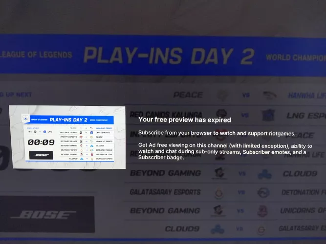 Trying to watch Riot on Twitch on the PS5 and got this. I don't even think you CAN subscribe to riot games. Anyone else get this? by OriiAmii