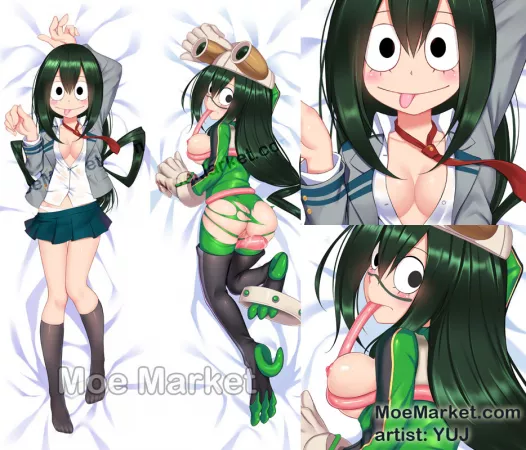 Tsuyu Asui Body Pillow (by artist: YUJ) by alfred_joy