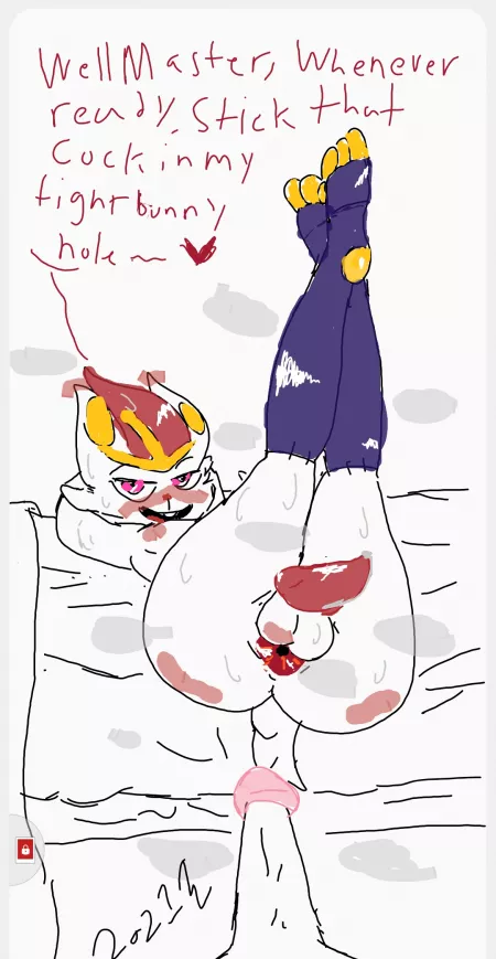 Turning up the HEAT in bedroom. (I made this/ Cinderace is my favorite fire starter BTW) by Ok_Importance_9753