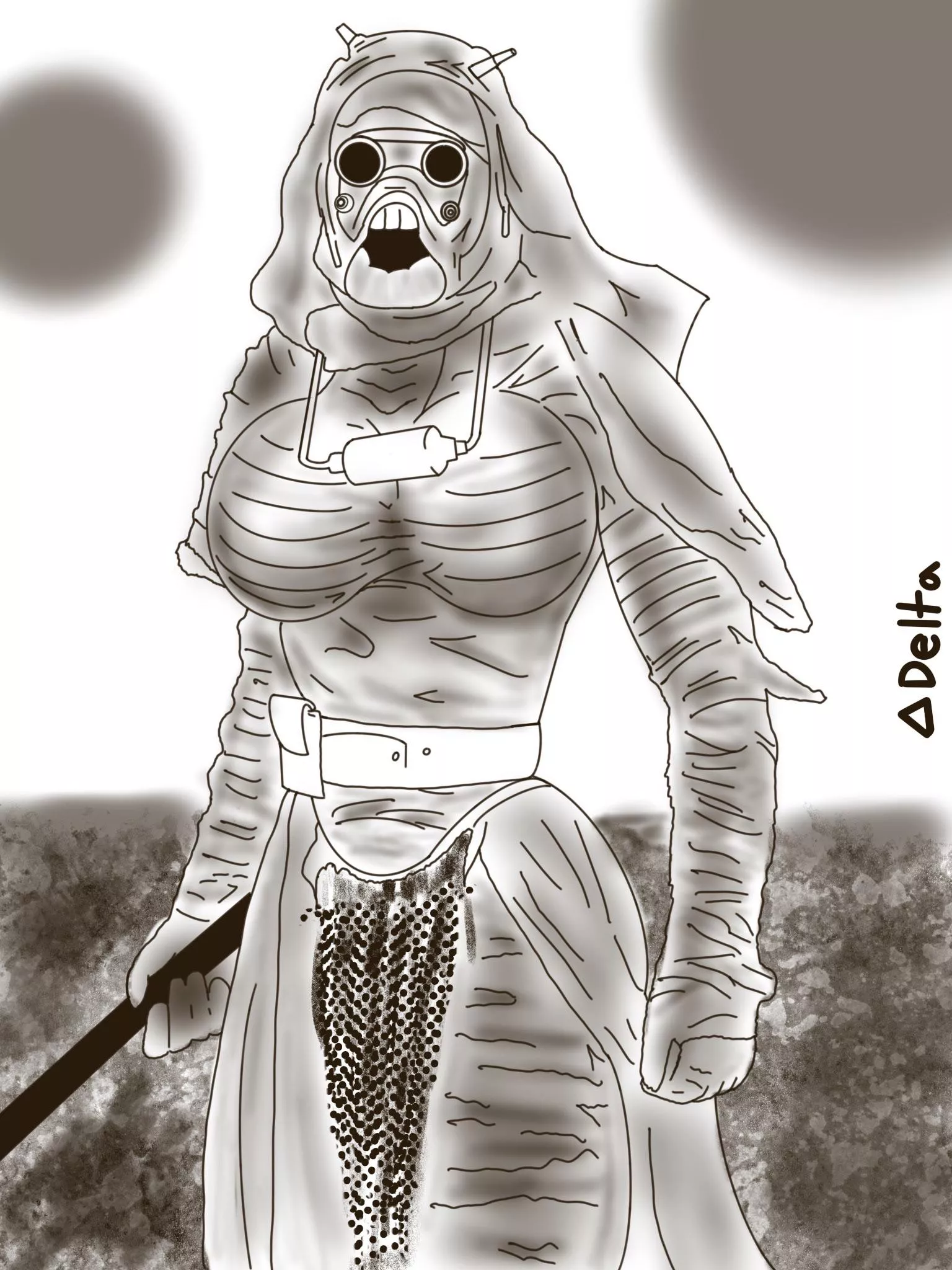 Tuscan Mommy-I mean matriarch [by me] posted by Delta_Artworks