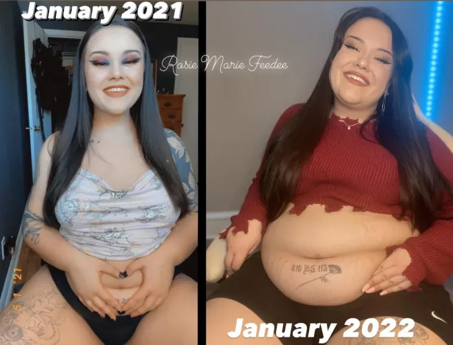 Twice as wide, twice as happy! by RosieMarieFeedee