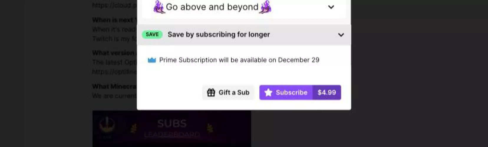 Twitch isn’t letting me re-prime?? by lily_pad55449