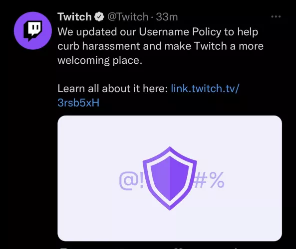 Twitch Updated Username Policy by EvenMoreAmor