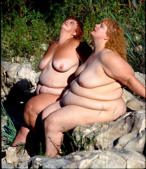 Two big beauties worshipping the sun by Udderluvr2020