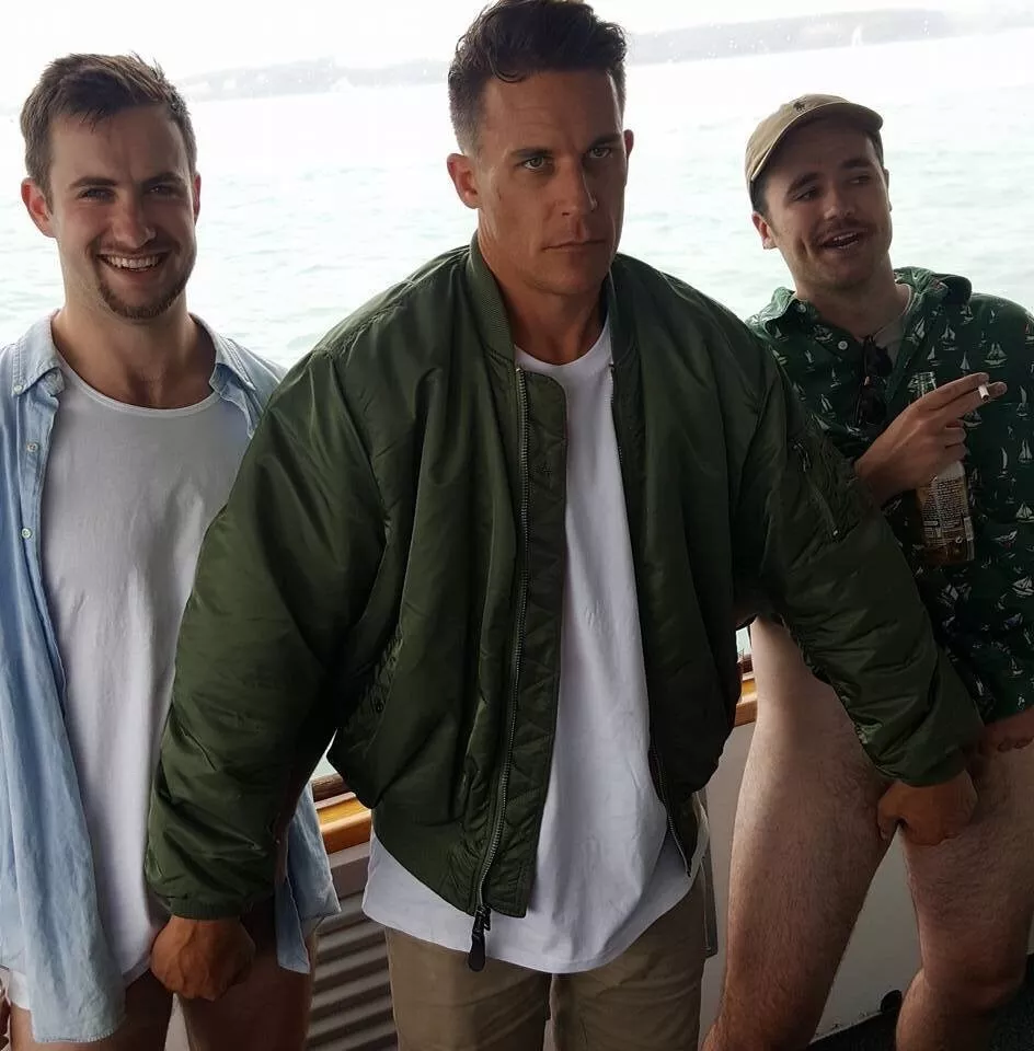 Two Bro Handfuls: He Doesn't Look As Happy As The Other Two posted by NudeBiGuy