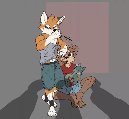 Two characters from my comic by brunorust