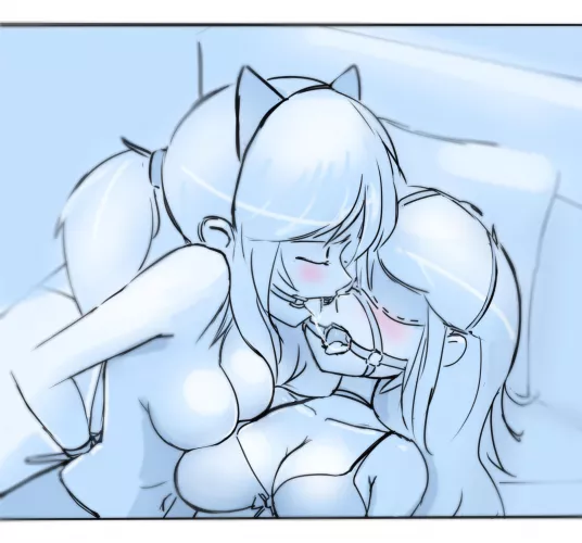 Two cuties by Nradiowave. by Mr_Badger1138